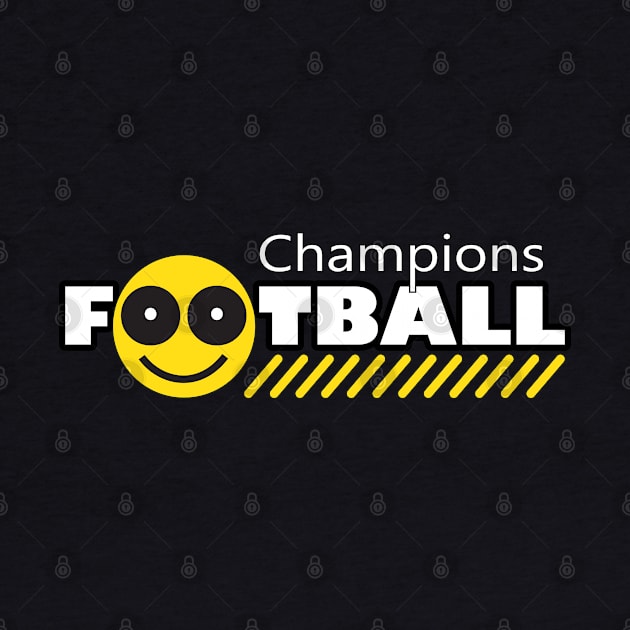 Football Game Smile Sport Champion by sofiartmedia